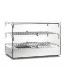 Vetrina calda da banco vetri dritti cm. 84x63x55h