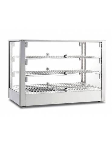 Vetrina calda da banco vetri piani cm. 168x70x55h - PER TEGLIE