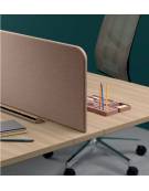 Schermo fonoassorbente per benches, spessore 18 mm - Colori a Scelta - cm 156x18x35h