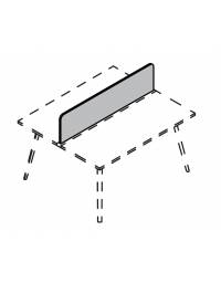 Schermo fonoassorbente per benches, spessore 18 mm - Colori a Scelta - cm 176x18x35h