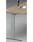 Allunghi dattilo traversale per ufficio con gambe a T da 80x60x72h