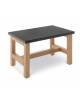 PREDELLINO IN LEGNO AD UN GRADINO - CM 40X27X25H - PORTATA MAX KG 150
