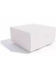Panchina quadrata monoblocco in cemento calcestruzzo - colore Bianco sabbiato - cm 80x80x45h - Conforme ai CAM