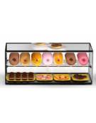 Vetrina neutra a 2 fronti cm. 85x40x48h