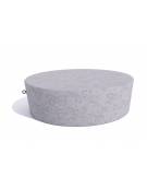 Panchina tonda svasata monoblocco in cemento calcestruzzo colore Grigio pietra - cm Ø151x45h - Conforme ai CAM