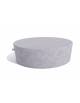 Panchina tonda svasata monoblocco in cemento calcestruzzo colore Grigio pietra - cm Ø151x45h - Conforme ai CAM