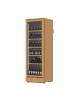 Vetrina verticale per vino in legno ventilata +5/ +20 °C  - cm 59,3x59,9x183,8h - N° 5 Ripiani - Illuminazione a Led