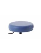 SGABELLO GIREVOLE CON BASE IN ALLUMINIO E SEDILE IN ACCIAIO - PISTONE A GAS 140MM