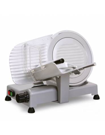 Affettatrice a gravità con affilatoio fisso, struttura in lega di alluminio - mm 540x460x450h