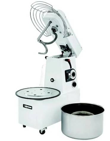 Impastatrice a spirale con velocità variabile - Capacità Kg 6 d'impasto - Monofase