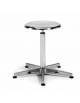 SGABELLO ANTICORODAL IN LEGA LEGGERA ELEVAZIONE MECCANICA A VITE - BASAMENTO A 5 RAZZE SU PIEDINI
