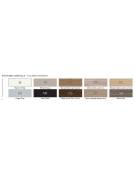 TAVOLO MENSA CON 4 SEDUTE FISSE IN FAGGIO  - DIMENSIONI PIANO CM 120X80