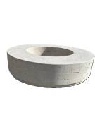 Panchina tonda circolare con fioriera centrale - in cemento colore Grigio sabbiato - cm Ø 200x50h - Conforme ai CAM