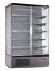 Armadio murale refrigerato chiuso con 2 porte a vetro a battente per latticini e salumi +1°+10°C - cm 131x74x201h