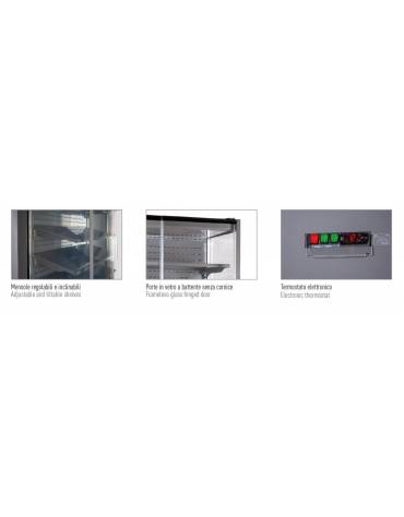 Murale refrigerato per latticini e salumi cm 233x76x202h