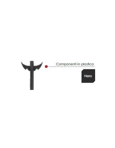 APPENDIABITI  colori: nero  cm. 45 x 173 h.