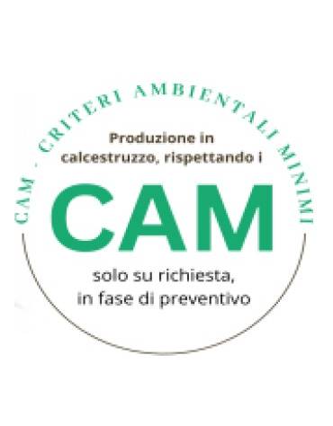 Set pic nic per bambini in cemento, colori a scelta - 1 tavolo tondo cm Ø110 e 5 sedute cm Ø33 - Conforme ai CAM