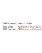 Banco vetrina con montanti in alluminio - senza luci - cm 93 x 39 x 92h