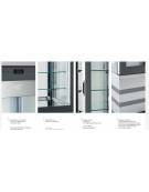 Vetrina piccola gelateria verticale negativa statica cm45x62x189