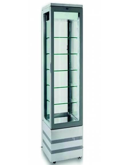 Vetrina piccola gelateria verticale negativa statica cm45x62x189