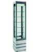 Vetrina piccola SLIM gelateria verticale negativa statica per torte gelato cm 46x64x193h - 250 lt -Temperatura -15° -25°C