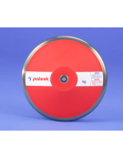 Disco  Polanik per allenamento di plastica bordato acciaio, peso kg 1.75