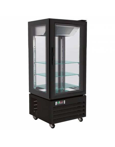 Vetrina verticale refrigerata no frost ad 1 porta battente - capacità 570 Lt - temperatura -18°C/-24°C - mm 670x650x1950h