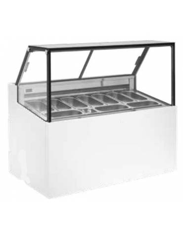 Vetrina gelati ventilata N° 4+4 vaschette da Lt. 4,75
