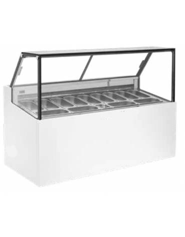 Vetrina gelati ventilata N° 6 vaschette da Lt. 5