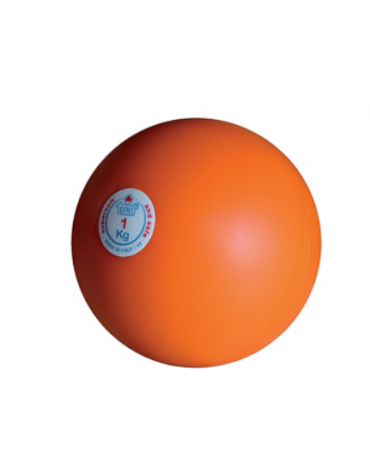 Palla getto di gomma anelastica - Peso kg 1 - per uso indoor.