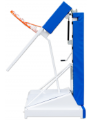 Struttura ricreativa monotubolare basket e minibasket, struttura in acciaio verniciato, tabellone in plexiglas