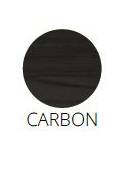 Carrello breakfast inox e legno. ripiano ribaltabile tondo colore carbon - cm Ø80x80h