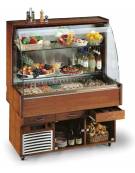Carrello murale Buffet espositore refrigerato mm L1430xP750xH1740