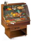Carrello murale Buffet espositore refrigerato mm L1430xP750xH1740