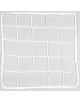 Coppia reti per porte calcio regolamentari cm 750x250, in nylon,  diametro 5 mm, maglia cm 10x10