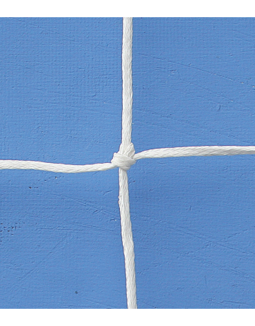 Coppia reti per porte calcio ridotto cm 400x200. Modello a maglie esagonali in nylon.