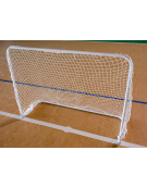 Coppia porte mini-calcio, in tubolare di acciaio verniciato.  Dimensioni cm 150x110.