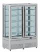 Vetrina verticale DOPPIA a camera unica adatta per gelateria o pasticceria-Refrigerazione VENTILATA +5°-19°C-cm 128,5x69,5x179,5