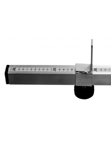 Misuratore di alluminio per verifica altezza rete pallavolo