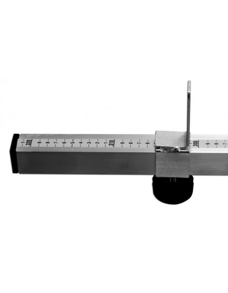 Misuratore di alluminio per verifica altezza rete pallavolo