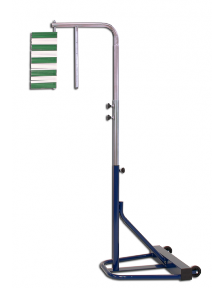 Misuratore di elevazione con struttura in acciaio, mobile su ruote, base zavorrata Misuratore di elevazione con struttura in acciaio, mobile su ruote, base zavorrata