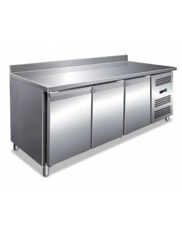 Tavolo Refrigerato GN 1/1 con 4 porte e gruppo motore a sinistra cm 232x70x85h