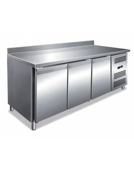 Tavolo Refrigerato GN 1/1 con 4 porte e gruppo motore a sinistra cm 232x70x85h
