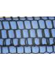 Rete professionale tennis in polipropilene diametro mm 4, con maglie superiori doppie