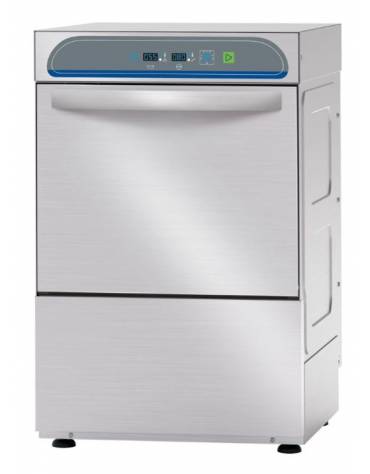Lavabicchieri cesto quadro cm 40x40 - controllo elettronico - altezza massima del bicchiere cm 24,5 - cm 47x55,5x76h