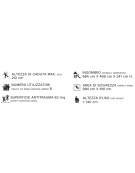 Palestra Workout base, struttura in alluminio e tubi in acciaio, con panca addominali e step - cm 684x469x241h