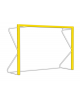 Coppia porte beach handball in alluminio verniciato colore giallo, dimensioni cm 300x200