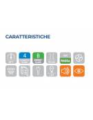 Armadio frigorifero professionale GN 2/1 inox - refrigerazione ventilata - temp. -2/+8°C - classe B - cm 70,5x91,8x208,5h