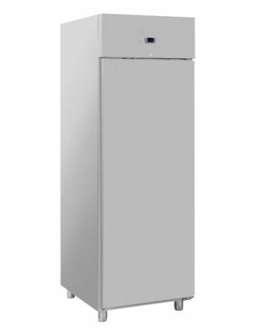 Armadio frigorifero GN2/1 in acciaio Inox - refrigerazione ventilata - Lt. 600 - temp. -2° +8°C - Classe C - cm 66,5x84x209h