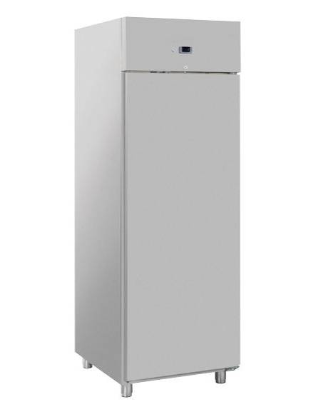 Armadio frigorifero GN2/1 in acciaio Inox - refrigerazione ventilata - Lt. 600 - temp. -2° +8°C - Classe C - cm 66,5x84x209h